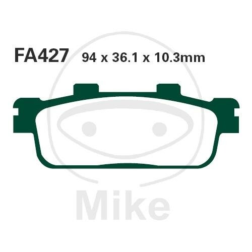 EBC Scooter brake pad set organic SFA427