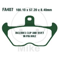 Pastiglie freno EBC standard FA407