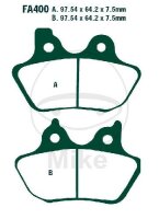 Pastiglie freno EBC standard FA400