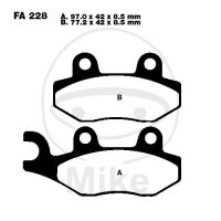 EBC Brake pad set Sinter HH FA228HH