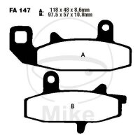 Set di pastiglie freno EBC Sinter R Off-Road FA147R