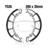 Brake shoes with spring for Yamaha SR 500 SP 88-99