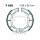 Bremsbacken mit Feder für Yamaha DT YZ YFM 250 400 500 Bear Tracker 77-00