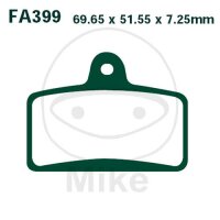 Brake pad for Aprilia Derbi Motorhispania Peugeot