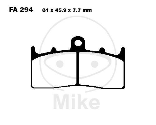 Plaquette de frein pour BMW K 1200 1300 R 850 1100 1150 1200 Kawasaki ZRX 400 E