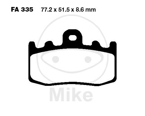 Brake pad for BMW K 1200 1300 R 1100 1150 1200