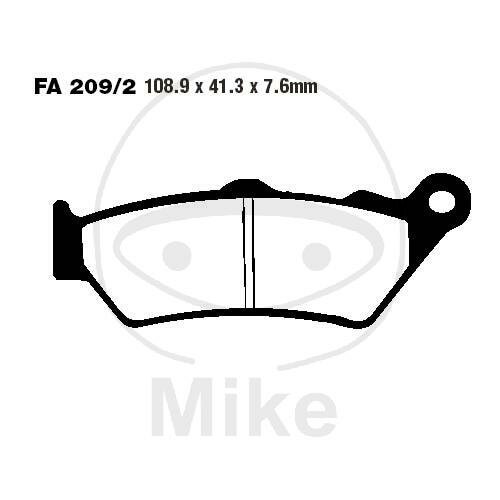 EBC Plaquettes de frein standard FA209/2