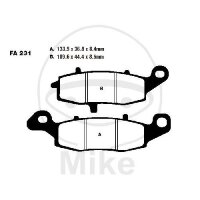 Pattino del freno per CFMOTO Kawasaki Suzuki