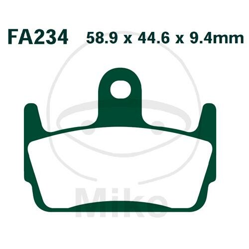 EBC Scooter brake pad set organic SFA234