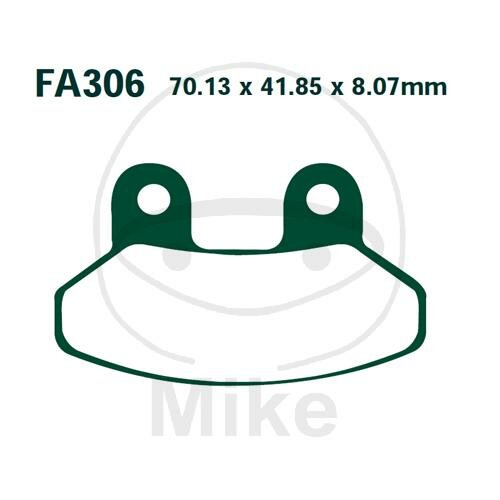 EBC Scooter brake pad set organic SFA306
