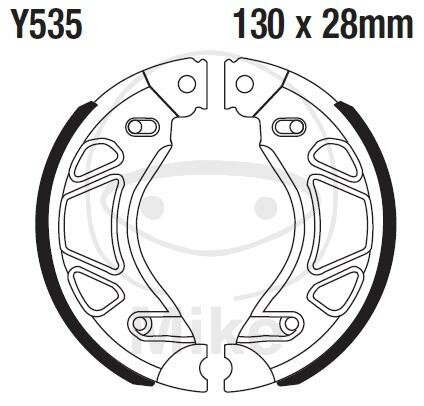 Ganasce freno con molla per Yamaha YBR 125 07-16 YBR 260 07-13 YS 125 17-20
