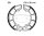 Brake shoes with spring for Honda 125 150 250 350 400 420 450 Mash 400