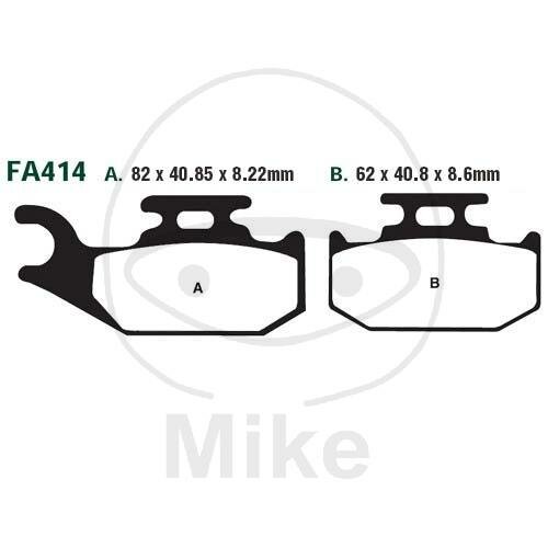 Plaquette de frein pour Suzuki LT-A 400 450 500 700 750 LT-F 400