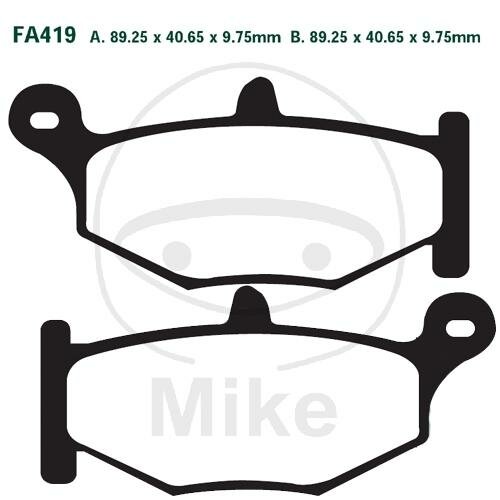 EBC Brake pad set Sinter HH FA419HH