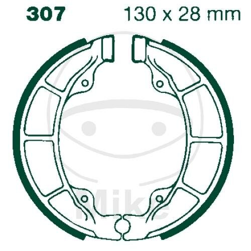 Brake shoes with spring for Arctic Cat CAN-AM Kymco Peugeot Polaris SYM Yamaha