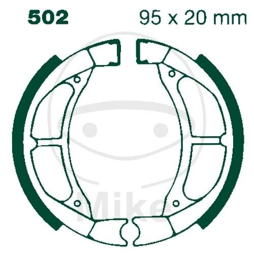 Mâchoires de frein avec ressort pour Suzuki RM Yamaha YZ PW 80 90 78-18