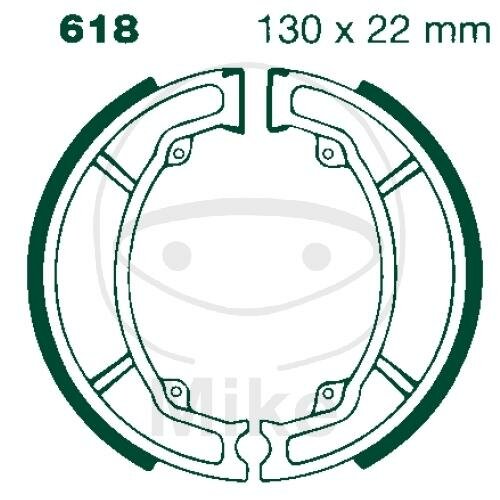 Mâchoires de frein avec ressort pour Suzuki LT RM Kawasaki KFX 80 400 80-14