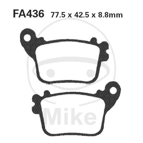 EBC Brake pad set Sinter HH FA436HH