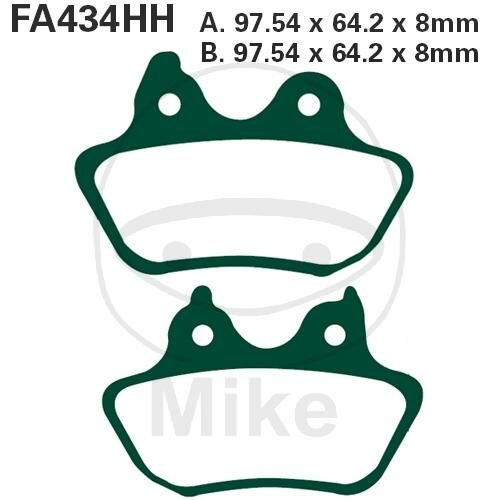 EBC brake pads standard FA434