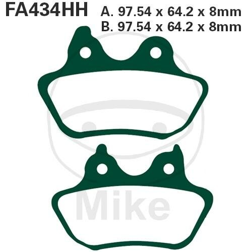 EBC Brake pad set Sinter HH FA434HH
