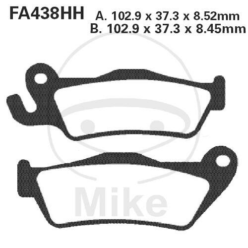 EBC Brake pad set Sinter HH FA438HH