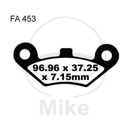 EBC Jeu de plaquettes de frein Sinter R Off-Road FA453R