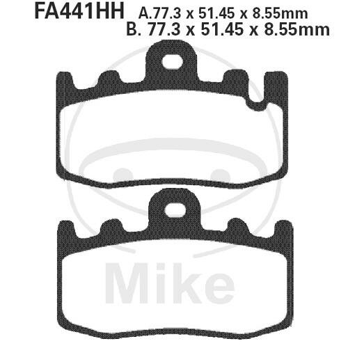 Plaquette de frein pour BMW K 1200 GT ABS 04-08