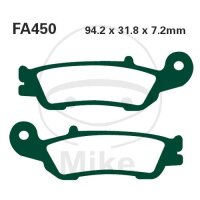 EBC Racing sintered brake pad set for Moto Cross MXS450