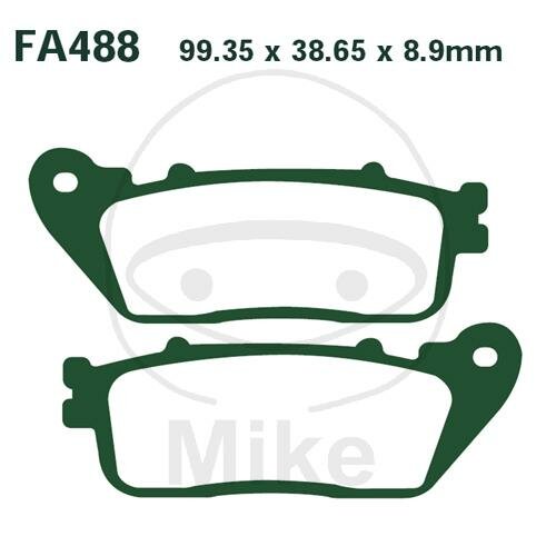 EBC Brake pad set Sinter HH FA488HH