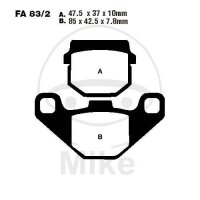 Pastilla de freno para Aprilia Gilera Honda Piaggio Simson