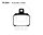 Brake pad for CPI Derbi Gilera Peugeot Piaggio Suzuki Yamaha