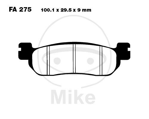 EBC SFA HH Scooter Sintered Brake Pads SFA275HH