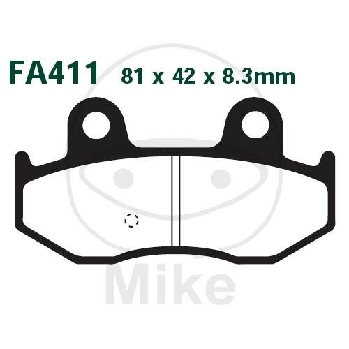EBC SFA HH Scooter Sintered Brake Pads SFA411HH