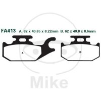 EBC SFA HH Scooter Sintered Brake Pads SFA413HH