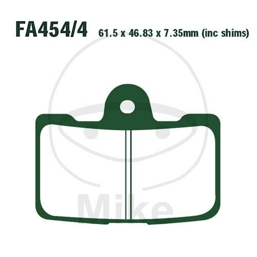 EBC Brake pad set Sinter HH FA454/4HH