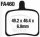 EBC Brake pad set Sinter HH FA460HH