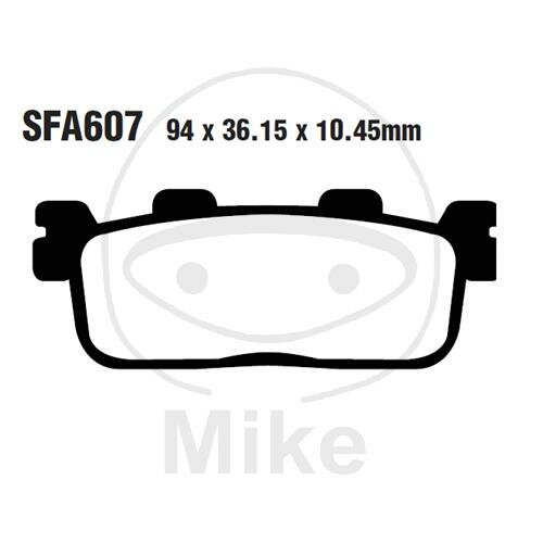 EBC Scooter brake pad set organic SFA607