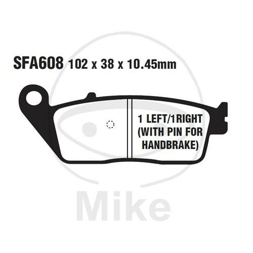 EBC SFA HH Scooter Sintered Brake Pads SFA608HH