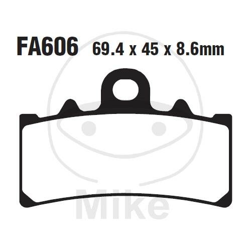 EBC Plaquettes de frein standard FA606