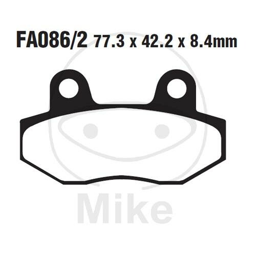 EBC Brake pad set Sinter HH FA086/2HH