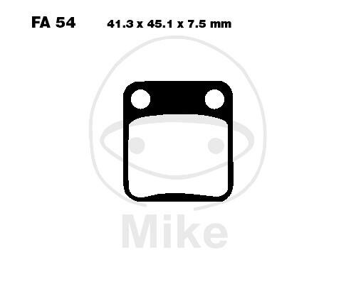EBC Brake pad set Sinter HH FA054HH