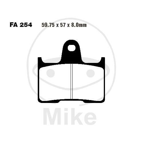 EBC Brake pad set Sinter HH FA254HH