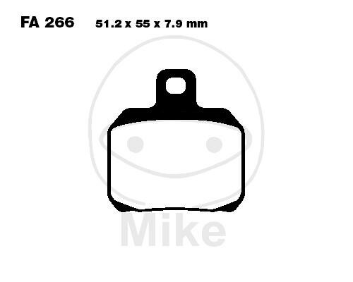 EBC Brake pad set Sinter HH FA266HH