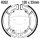 Brake shoes with spring for Honda CB CBF SES 50 125 150 01-20