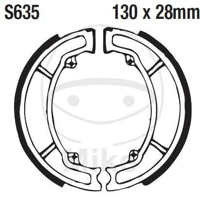 ganascia del freno con molla per Suzuki UC 125 Epicuro 99-02