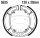 ganascia del freno con molla per Suzuki UC 125 Epicuro 99-02