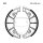 Brake shoes with spring for MBK XC 125 Yamaha HW 125 150 XC 125 YW 125