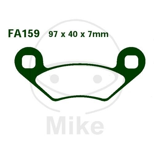 Set di pastiglie freno EBC Sinter R Off-Road FA159R