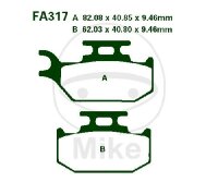 Pattino del freno per Bombardier CAN-AM Suzuki