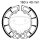 Brake shoes with spring for Honda 250 400 500 600 650 750 Kymco Venox 250